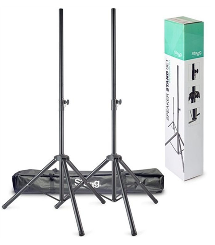 STAGG SPS-0620 BK SET (2 stalka + torba) STALAK ZVUČNIČKI