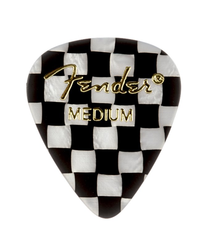 FENDER CHECKER (12PK) MED CELLULOID TRZALICE