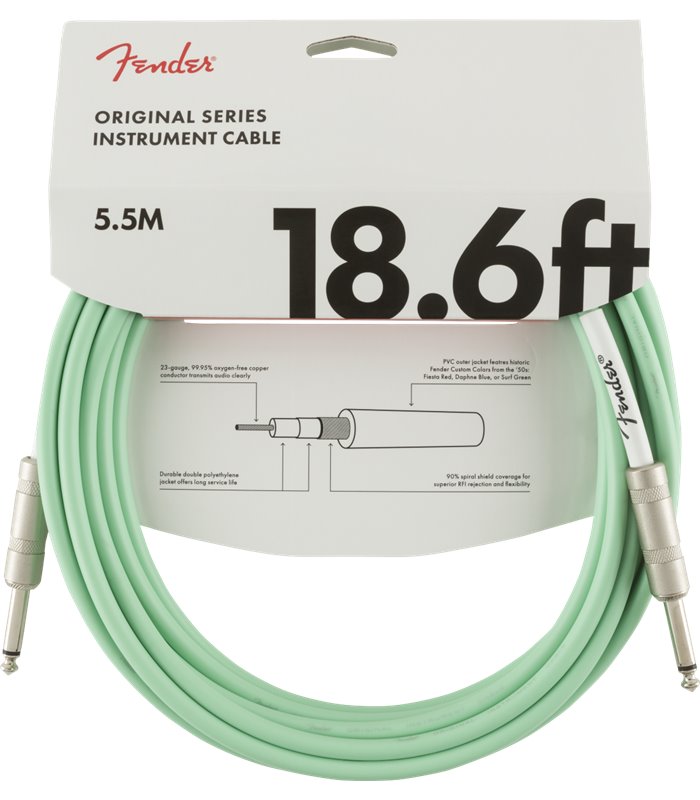 FENDER INSTRUMENT ORIGINAL 18,6' SFG 5,5 m KABEL