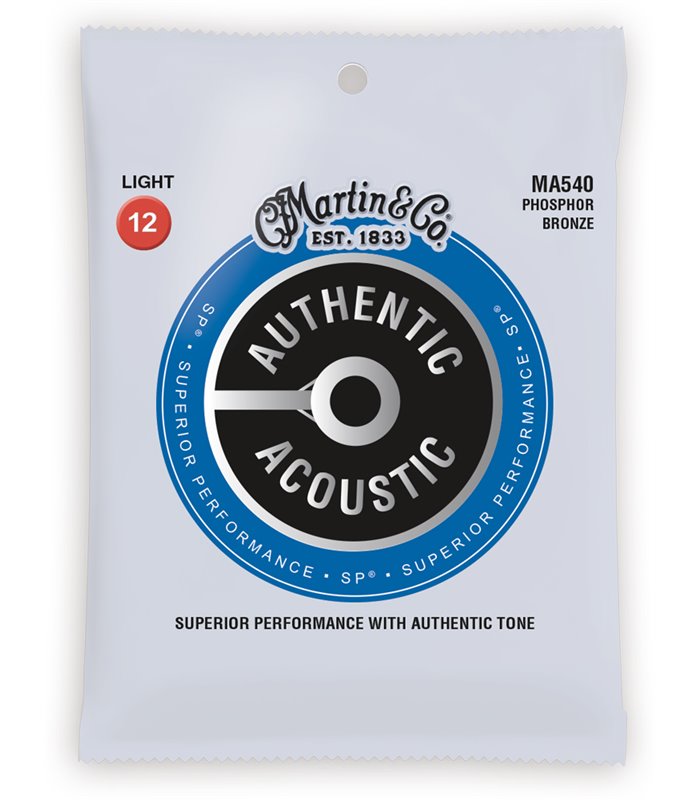 MARTIN GITARA AKUSTIČNA MA540 AUTHENTIC PB 12-54 ŽICE