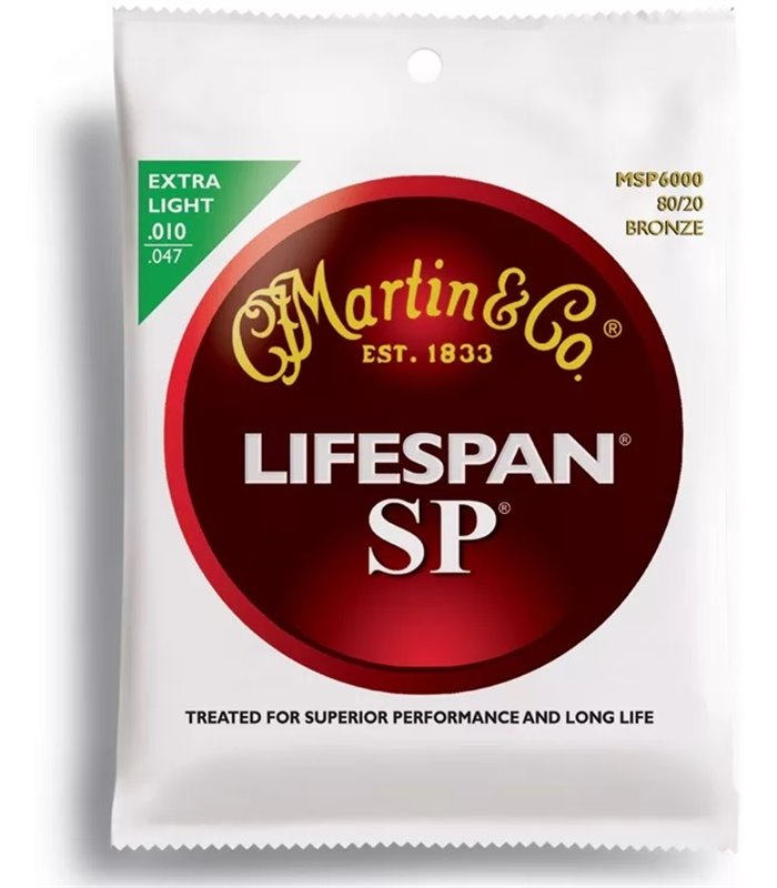 MARTIN GITARA AKUSTIČNA MSP 6000 LIFESPAN 10-47 ŽICE