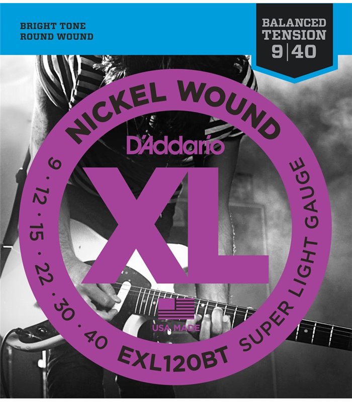 D'ADDARIO ELEKTRIKA EXL120-BT 09-40 balanced tension ŽICE